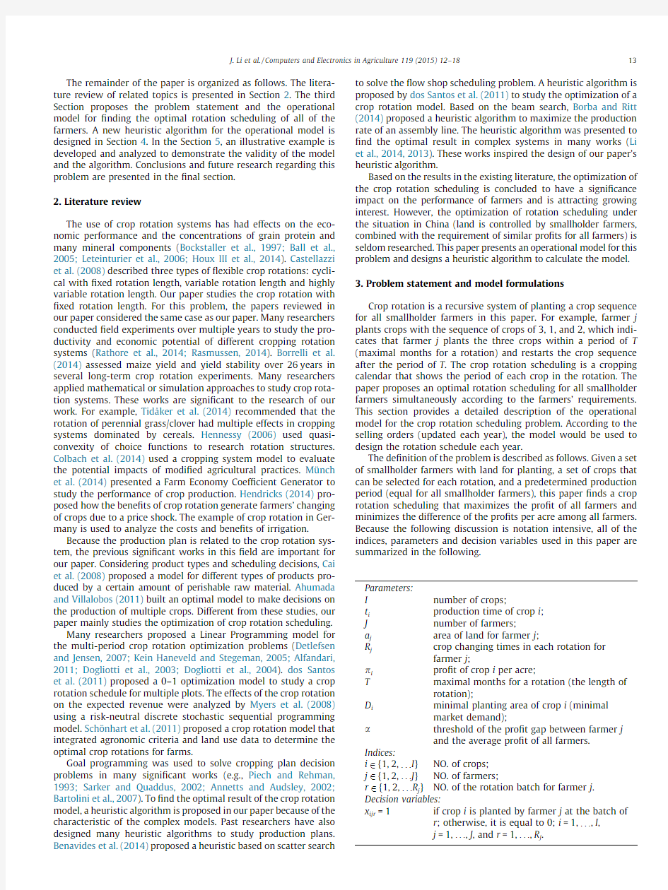 6-Crop rotation model for contract farming with constraints on similar profits