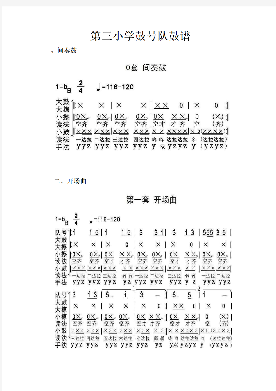 退旗曲第四套图片