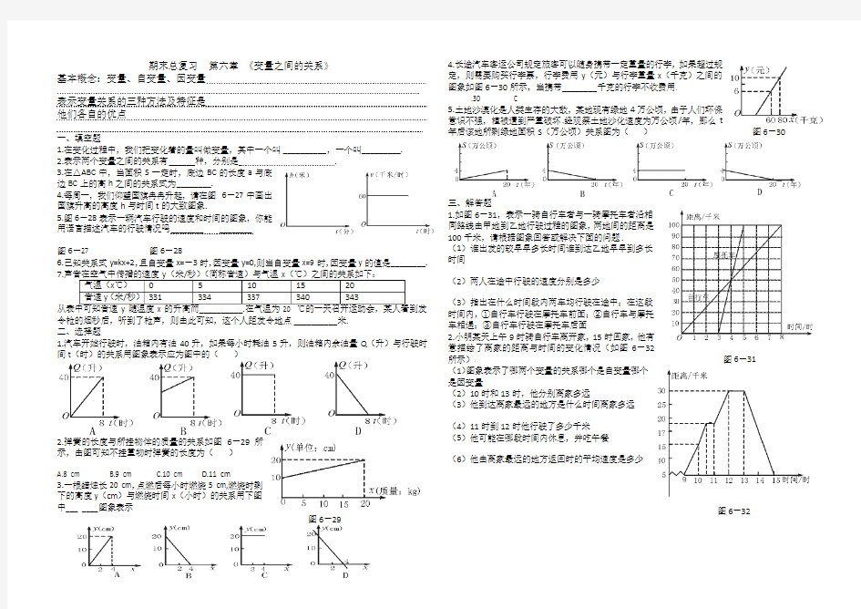 变量之间的关系 及答案