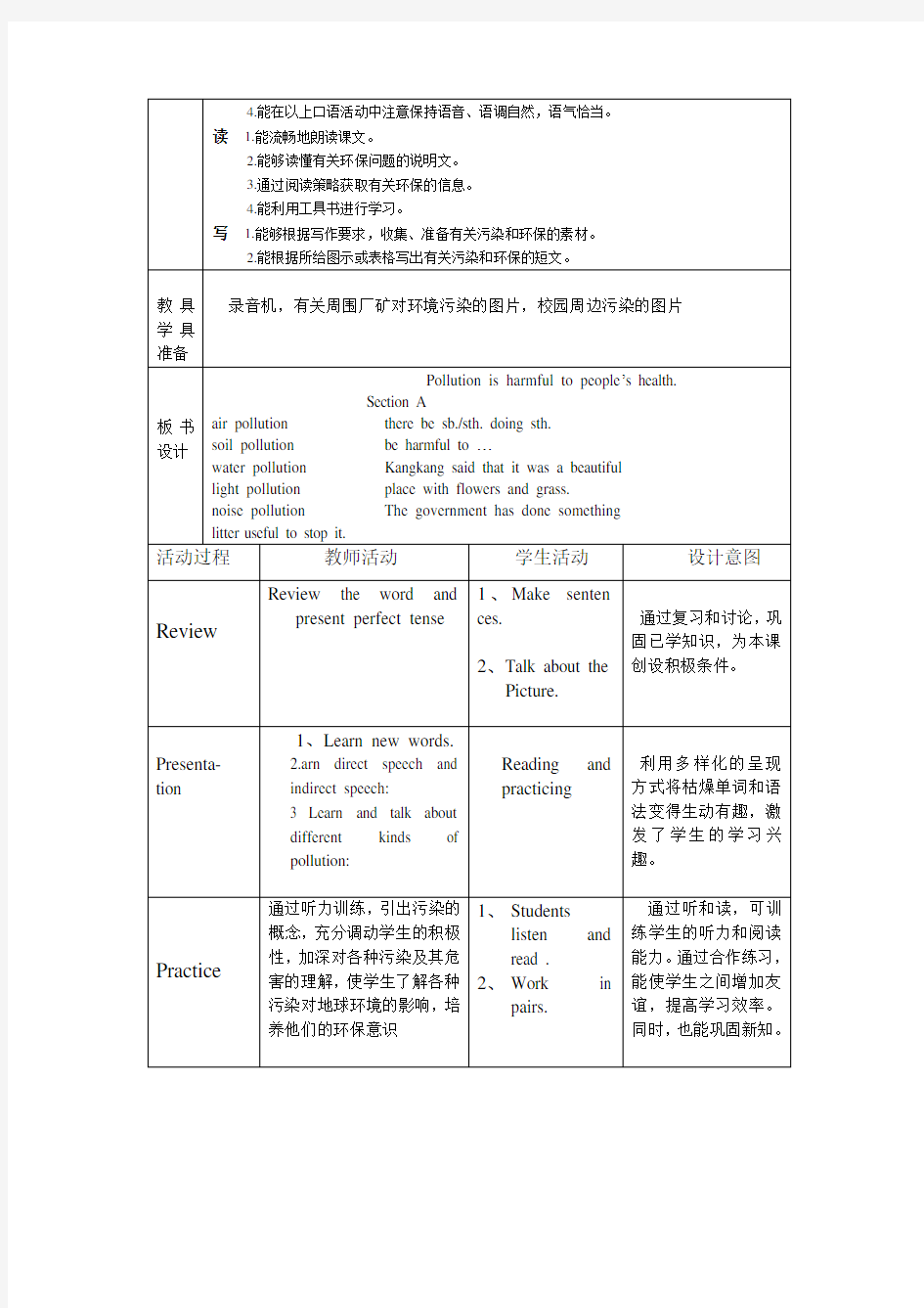 九年级英语上册Unit2教案