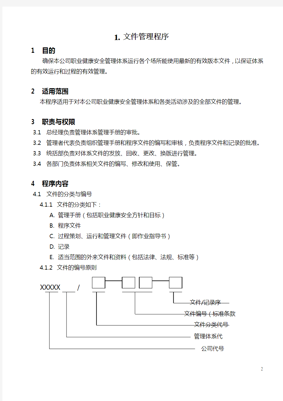 最新版ISO45001-2018(OHSAS18000)全套程序文件