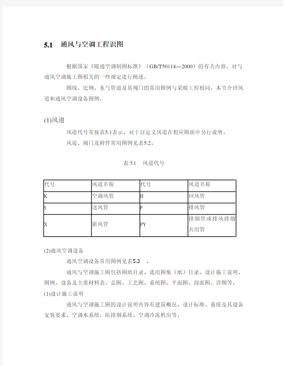 通风与空调工程识图