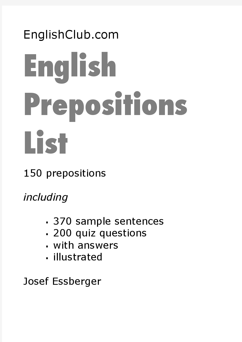 English-Prepositions-List所有英语介词大全