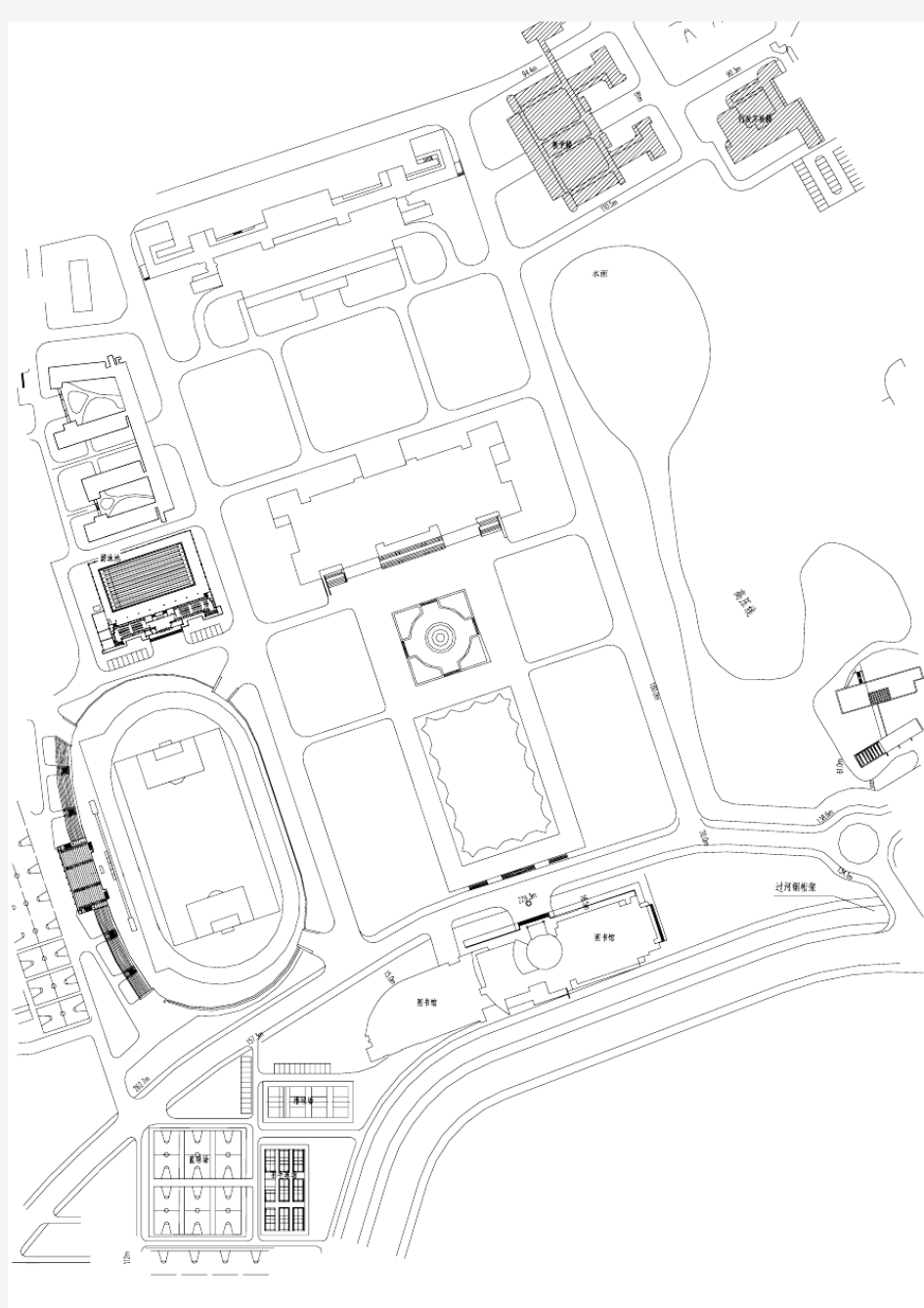 惠州学院总平面图