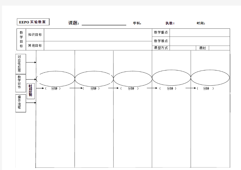 EEPO教案表格(图文结构式)