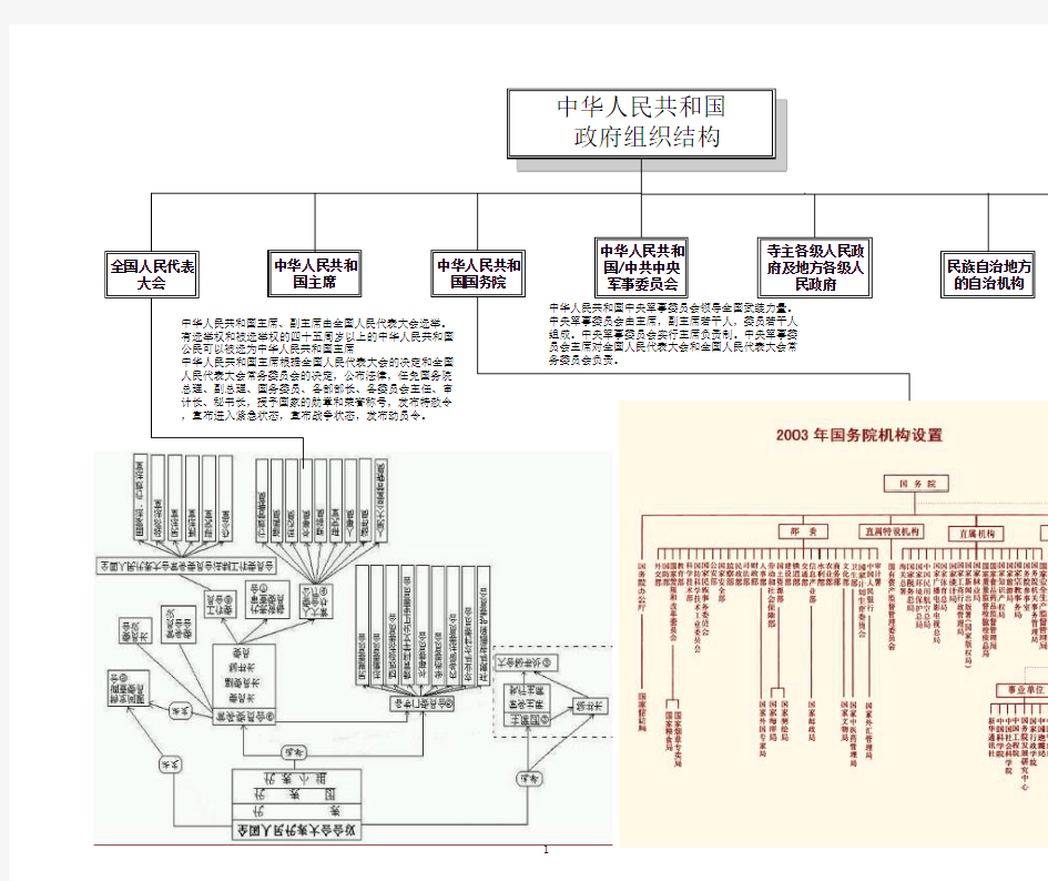 (完整版)政府组织结构及法律体系结构【经典】