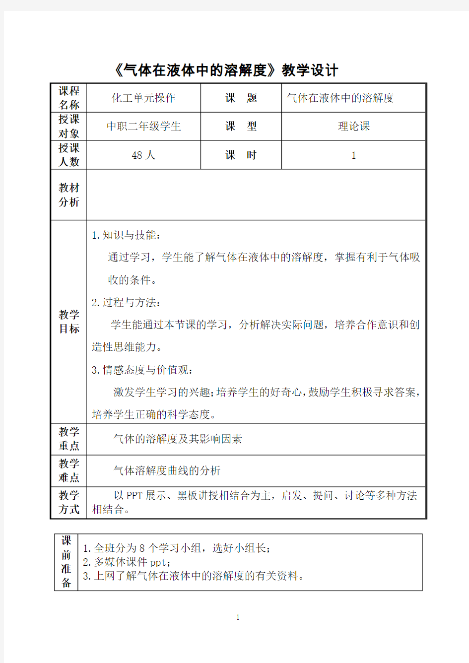 11.气体在液体中的溶解度