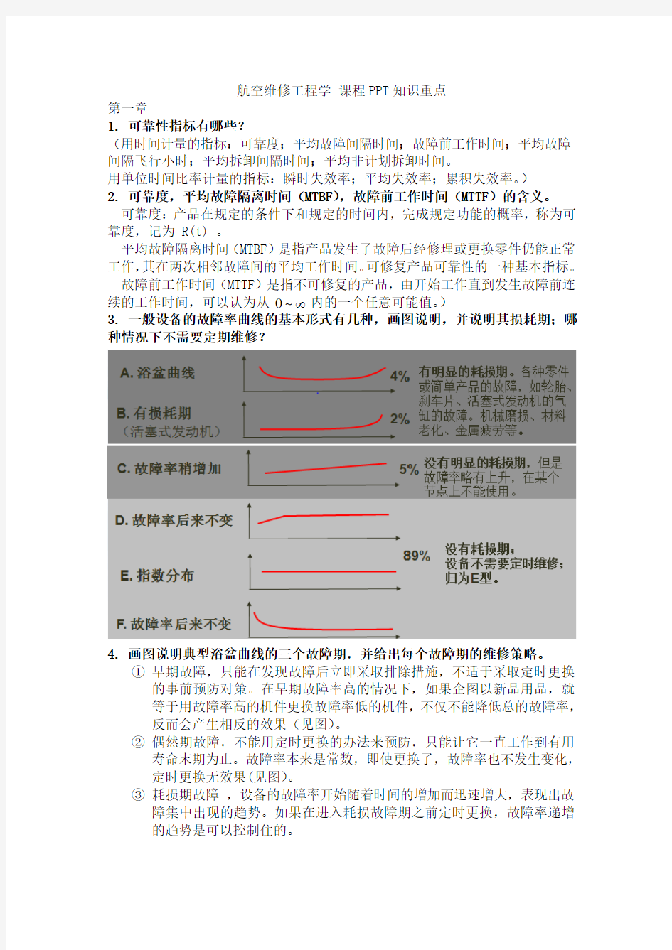 (完整word版)航空维修工程学