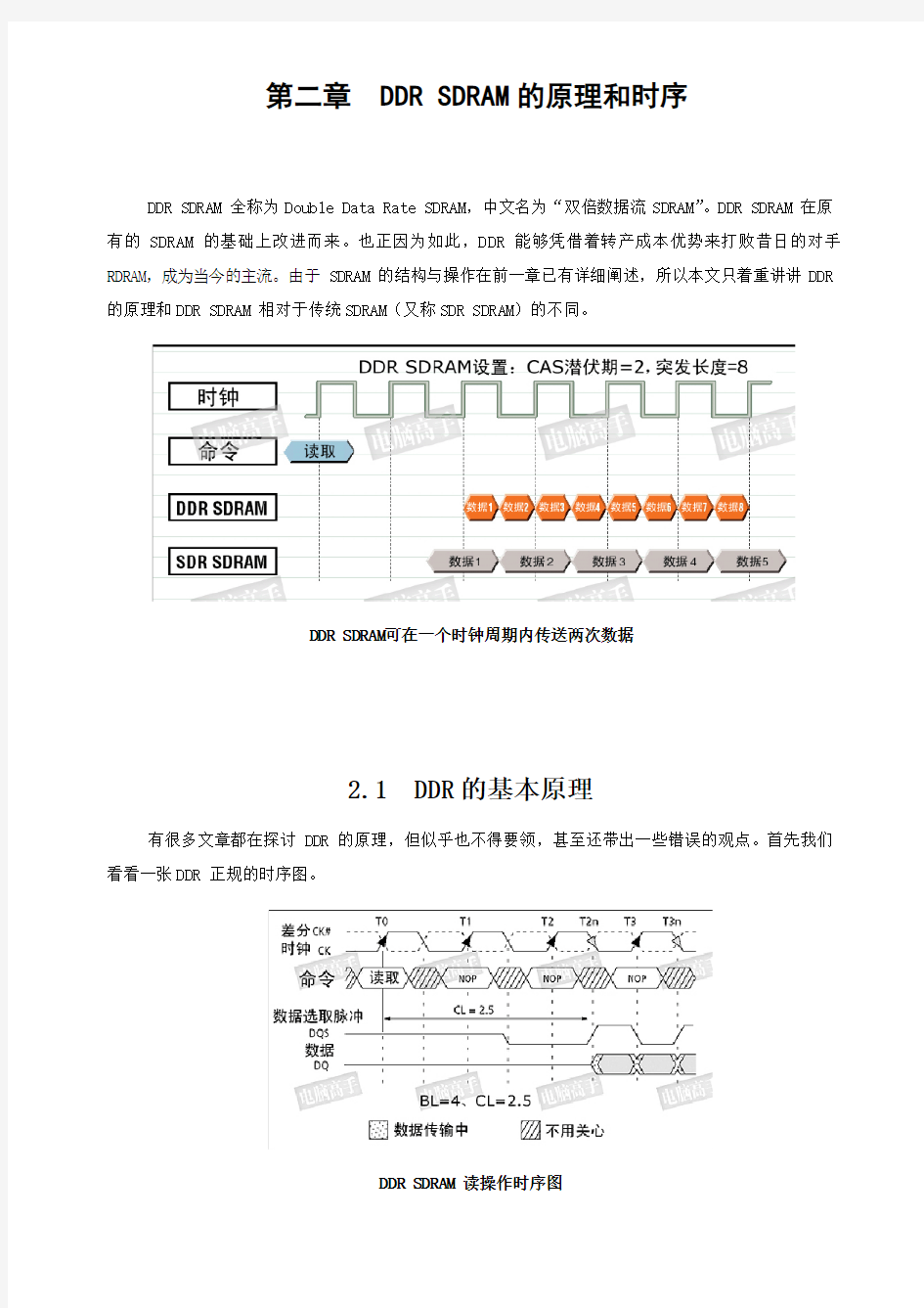 内存的原理和时序(SDRAM、DDR、DDR-Ⅱ、Rambus DRAM)-下