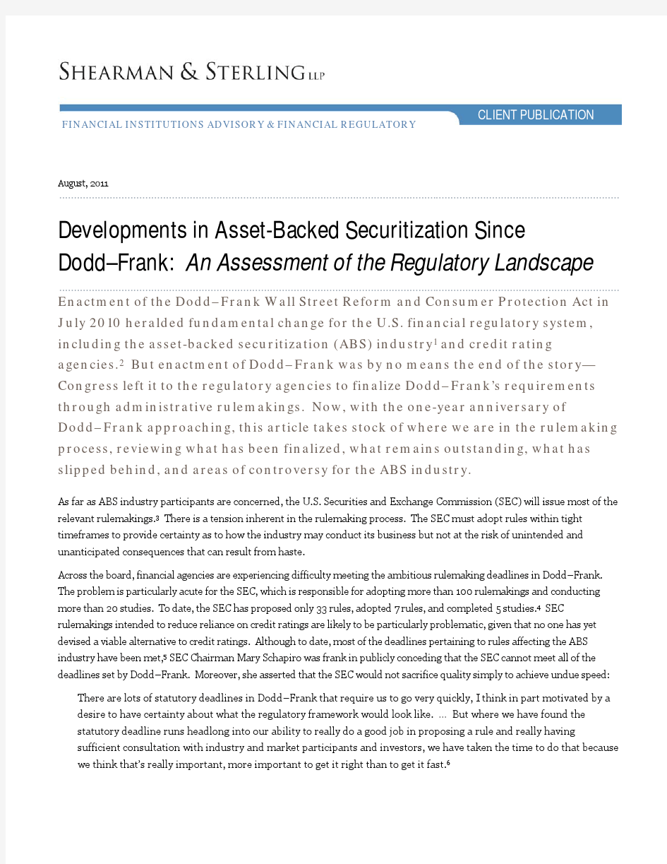 Developments-in-Asset-Backed-Securitization-Since-Dodd-Frank