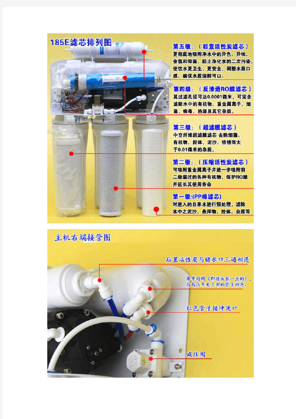 沁园RO185E净水器相关说明