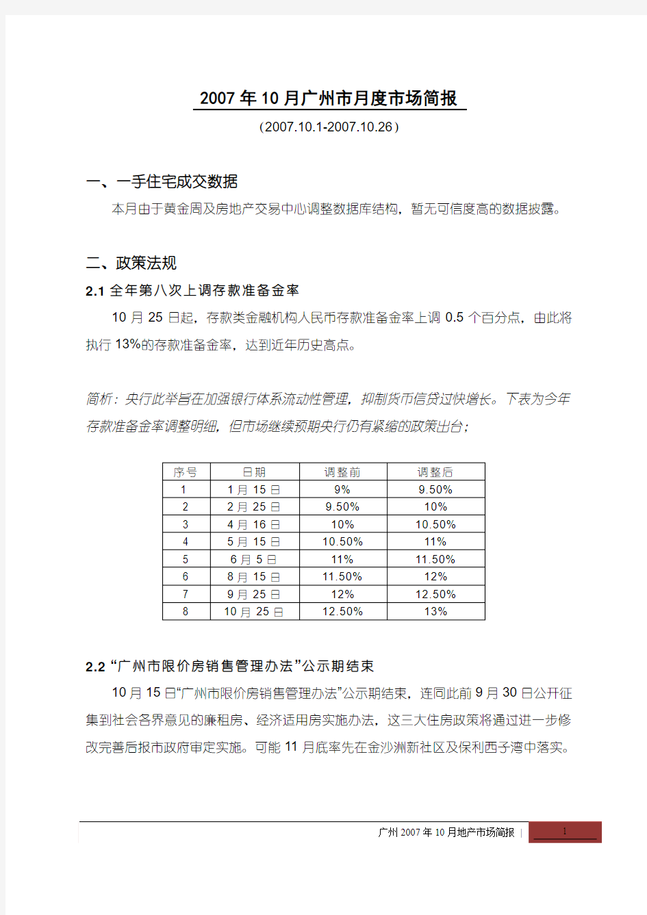 广州市房地产市场研究报告