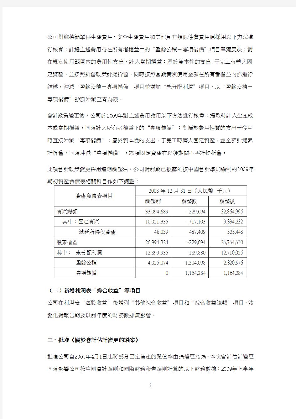 兖州煤业股份有限公司 YANZHOU COAL MINING COMPANY LIMITED
