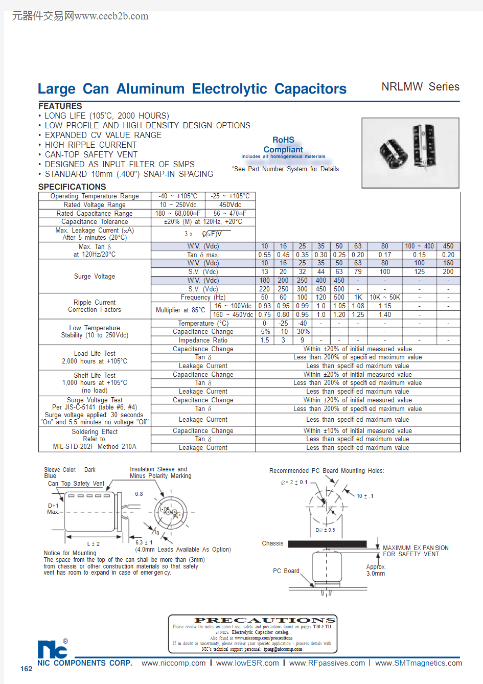 NRLMW222M35V25X35F中文资料