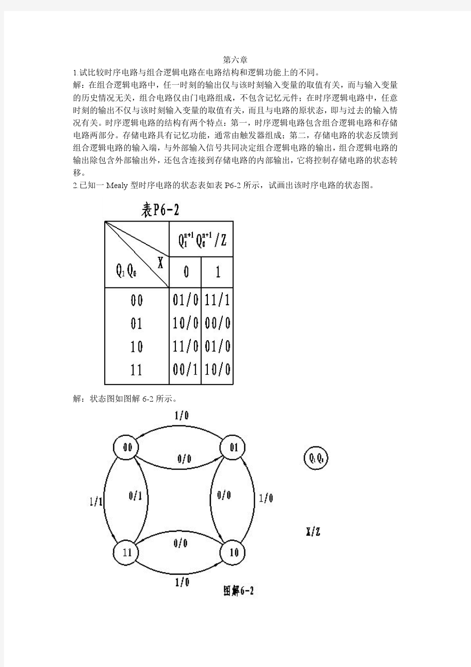 数电第六章答案全部