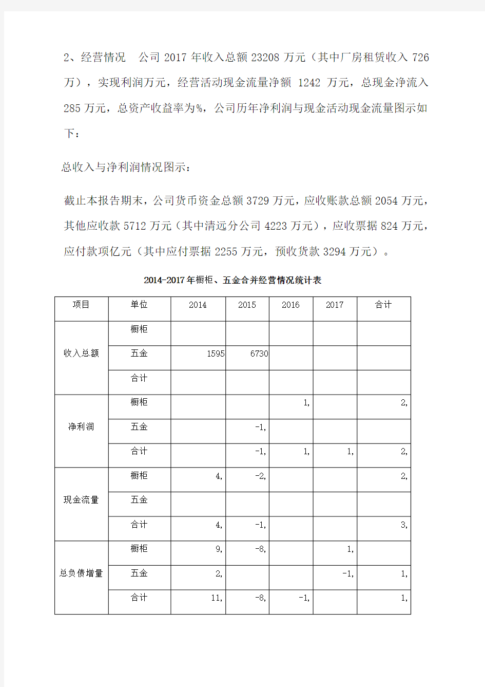 内部审计报告