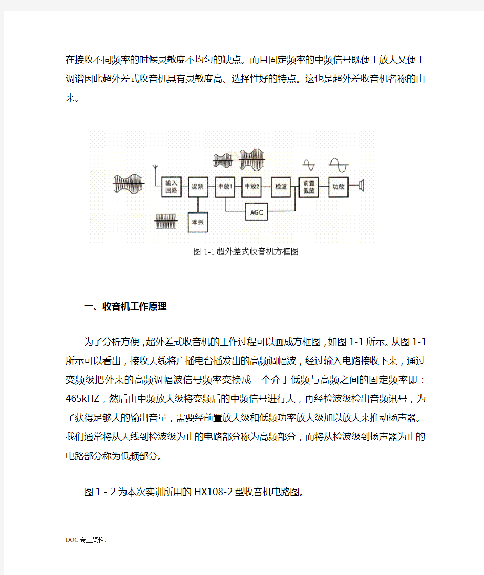 超外差式收音机工作原理