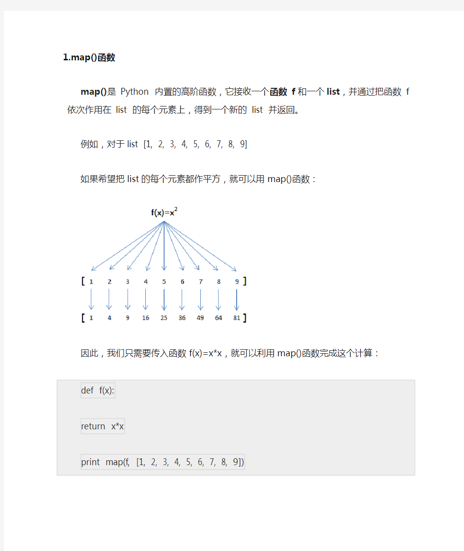 (完整word版)python常用函数