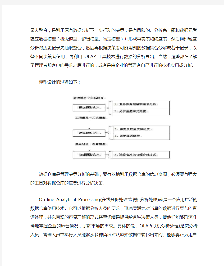 数据仓库和LOAP应用技术