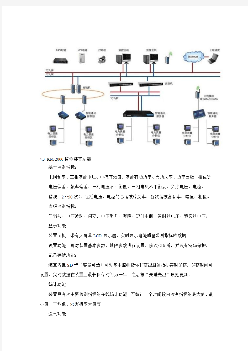 电能质量在线监测装置