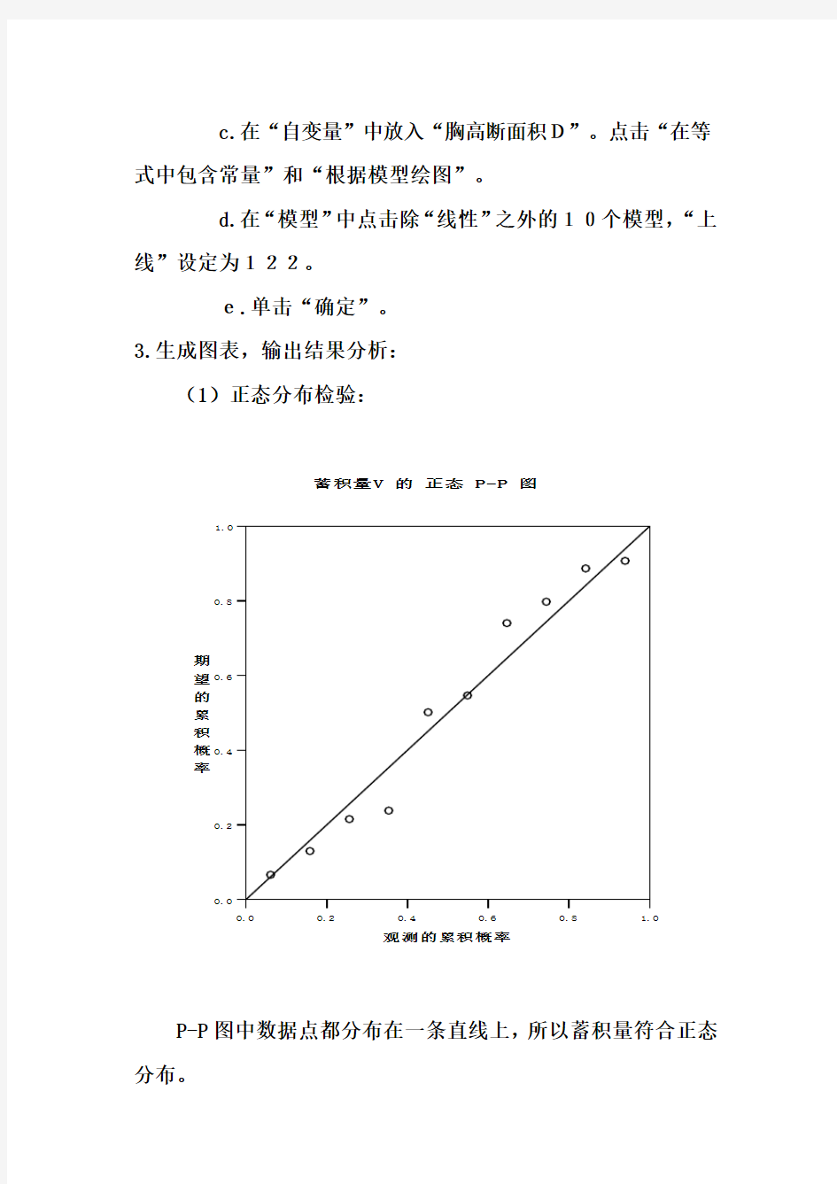 曲线估计的spss分析