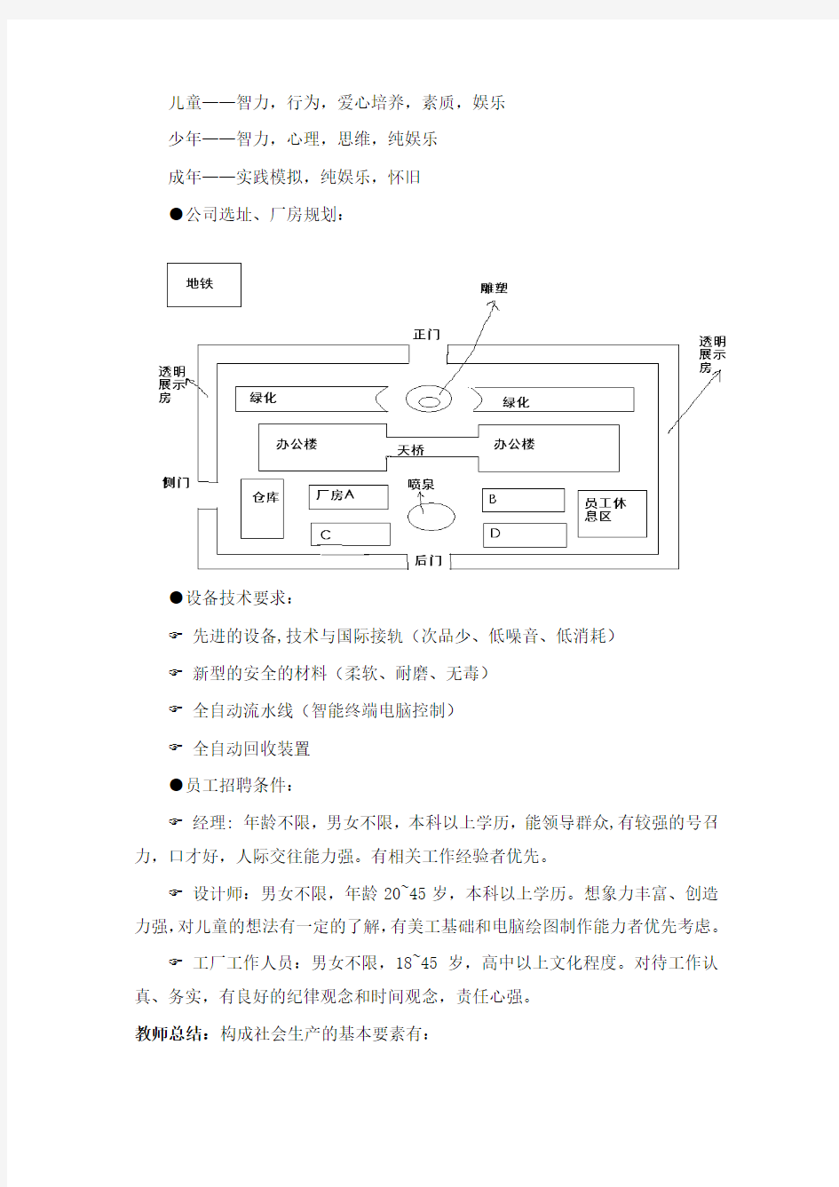 构成社会生产的基本要素