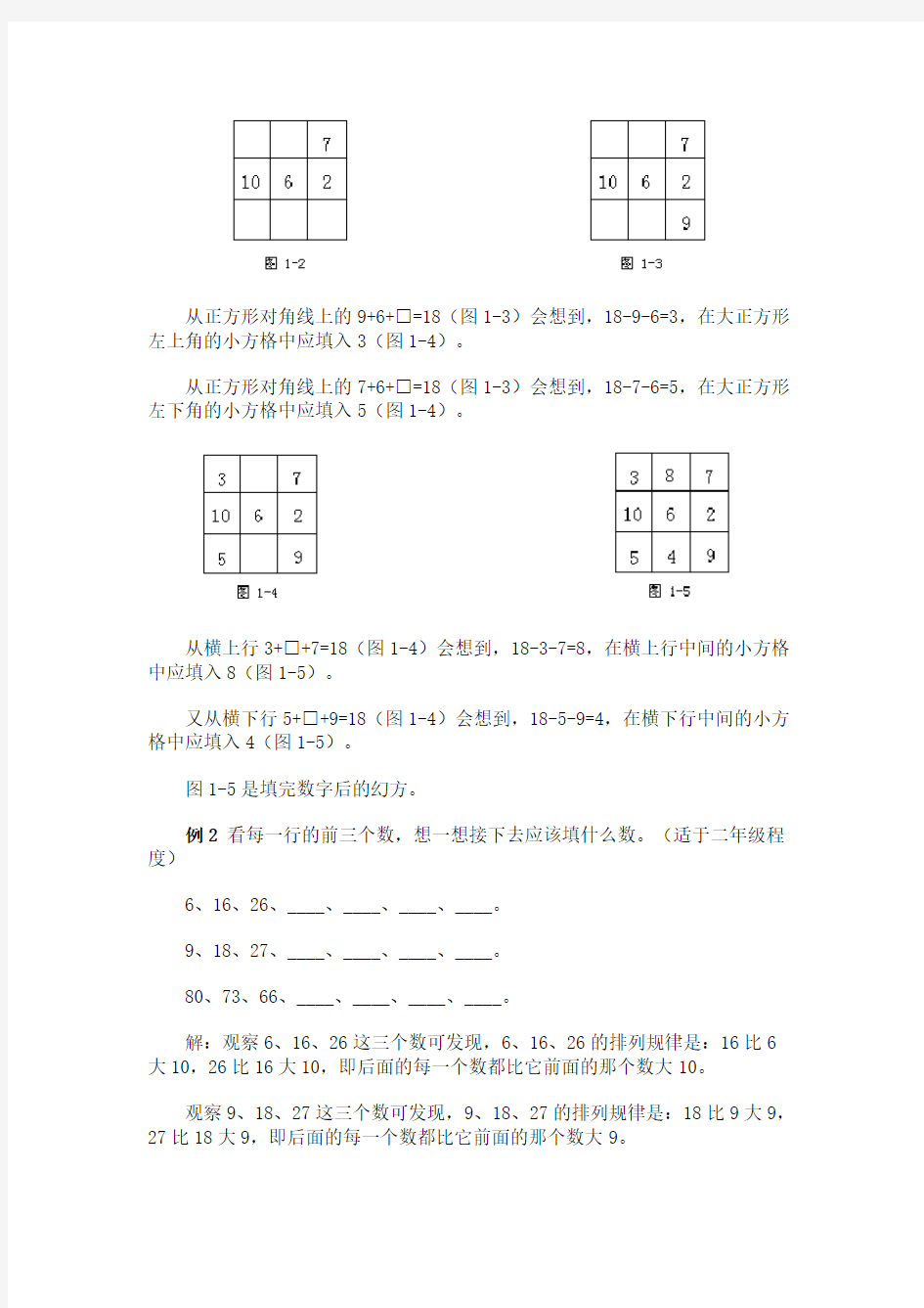 小学数学奥数方法讲义40讲(一)