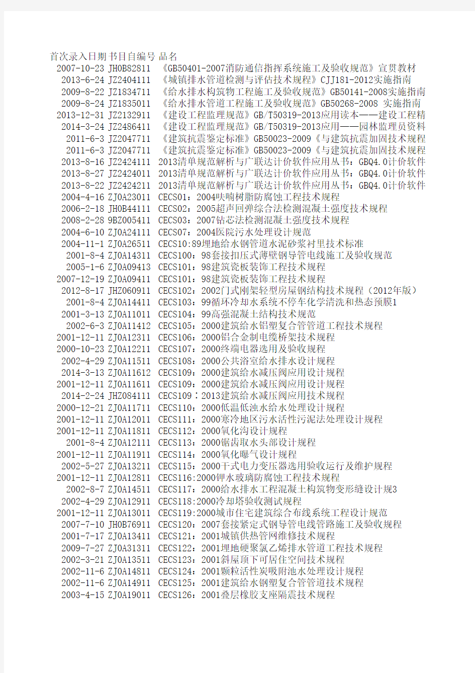 截止4.16所有规范