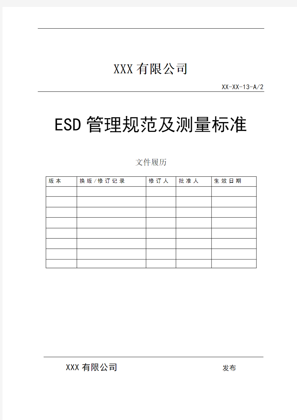 ESD静电防护管理规范及测量标准