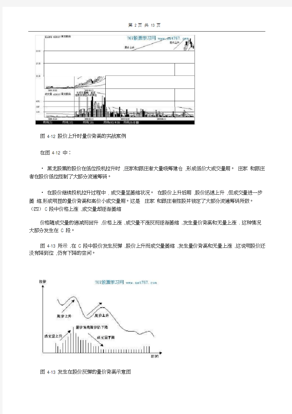 (完整版)量价关系实战分析图解