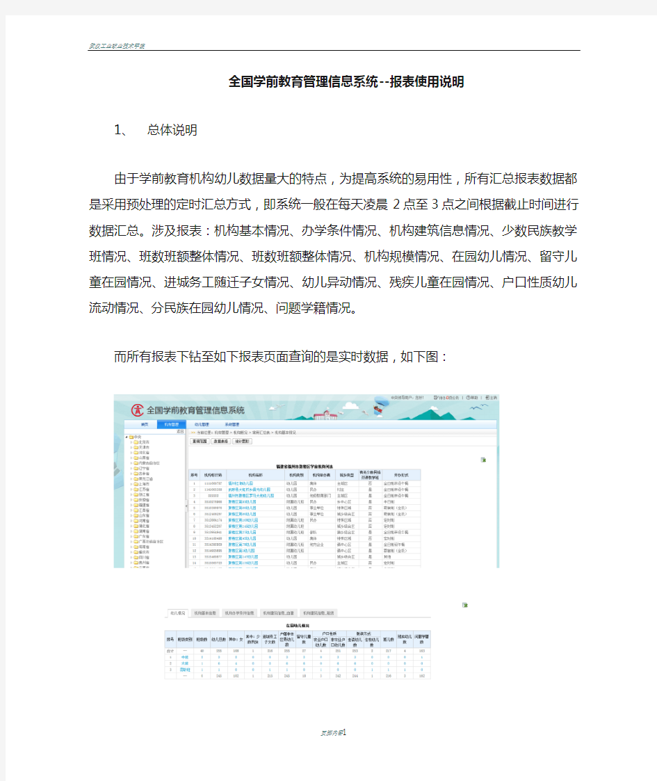 全国学前教育管理信息系统