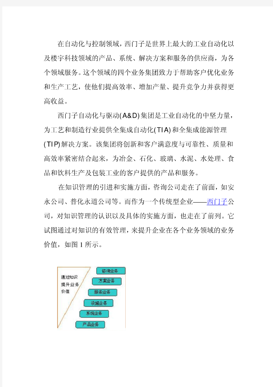 西门子公司知识管理系统分析