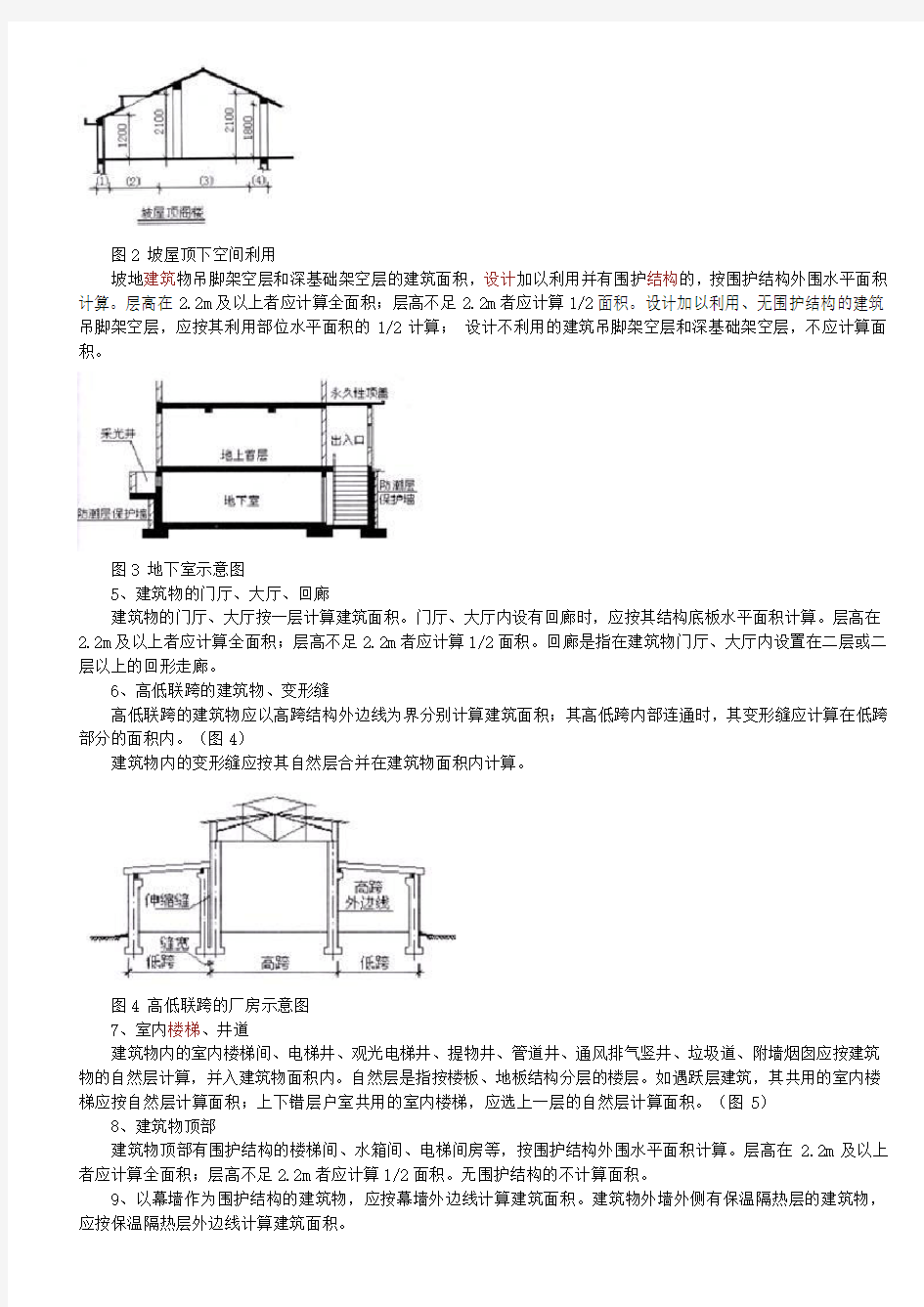 建筑面积计算规则(最新)