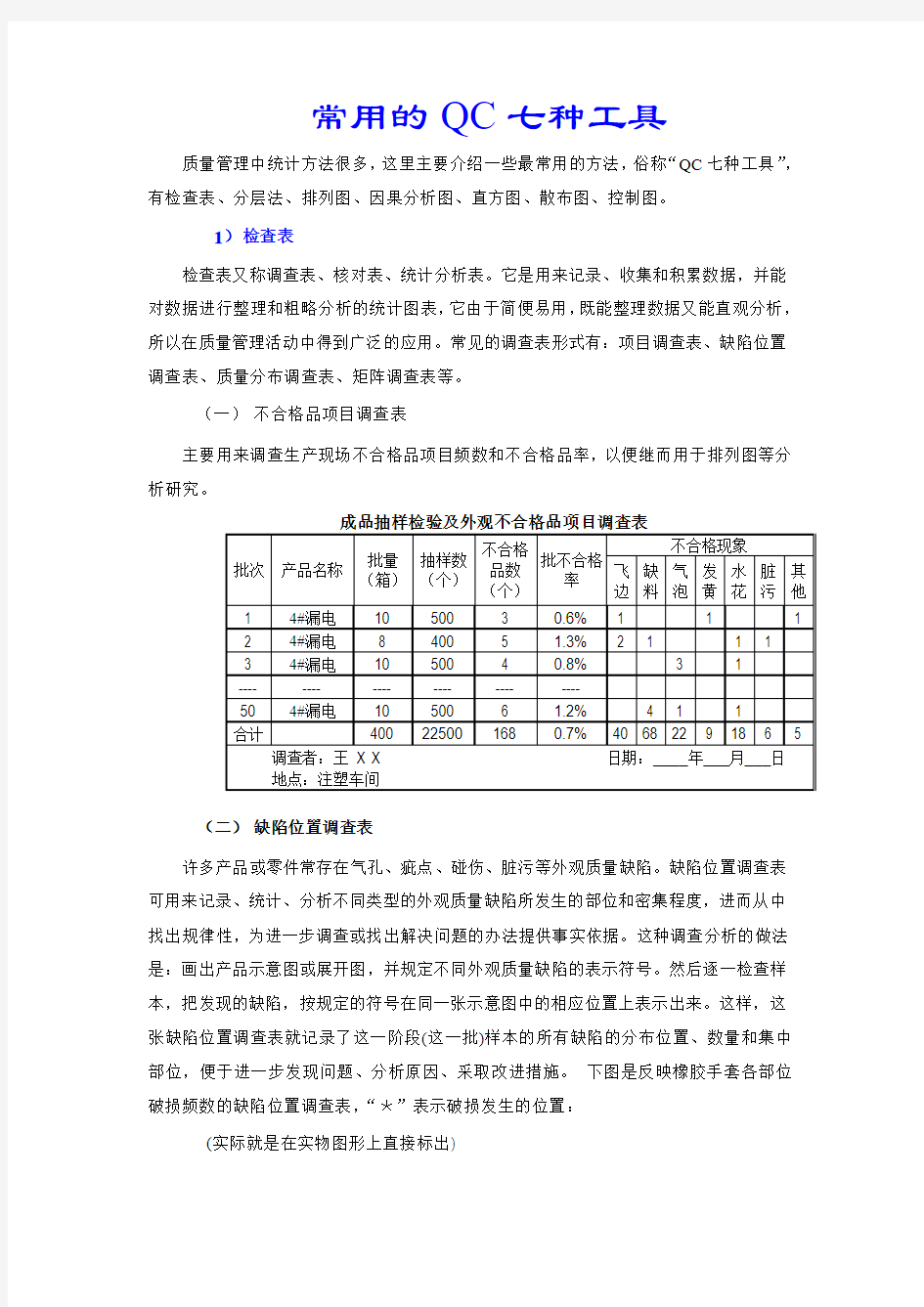 QC七种工具