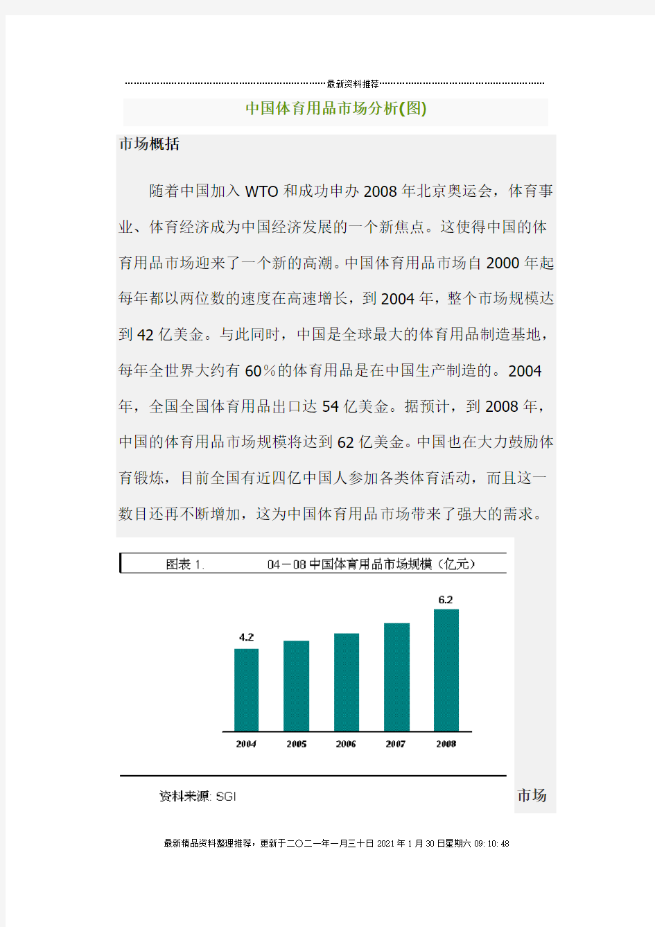 中国体育用品市场分析(图)(doc6)(1)