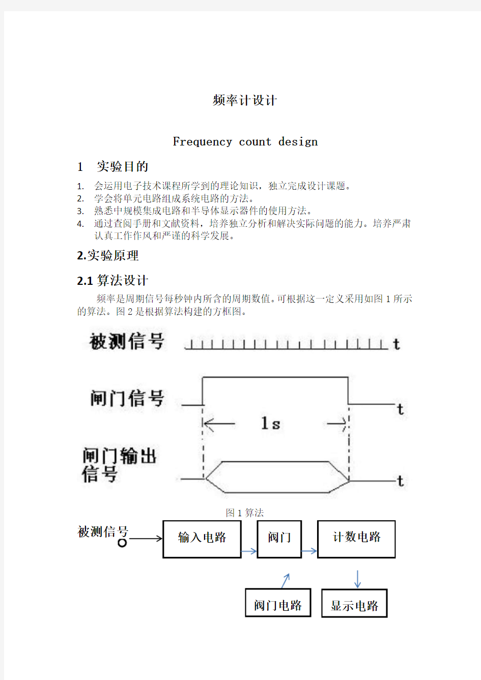 频率计设计 proteus仿真