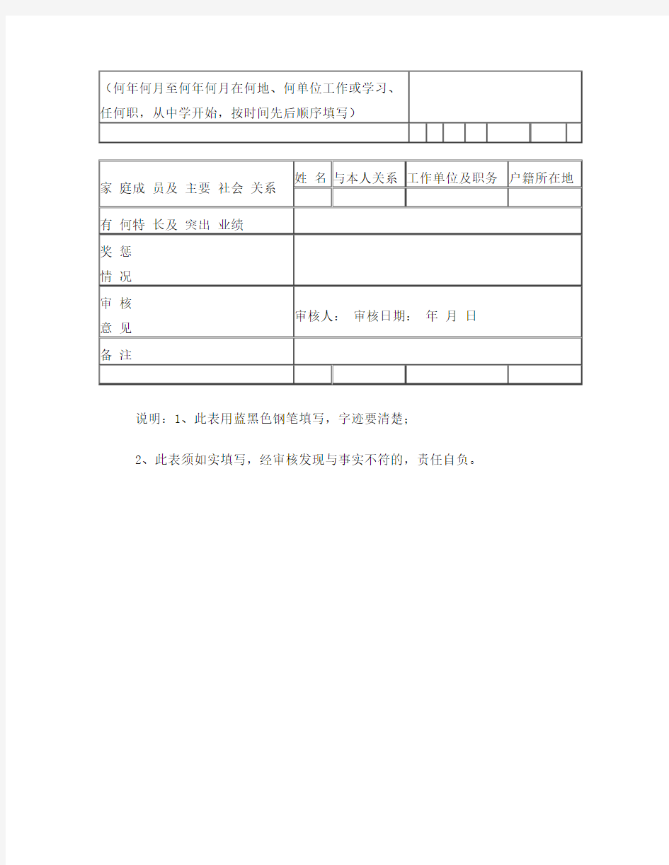 广东省事业单位公开招聘人员报名表1