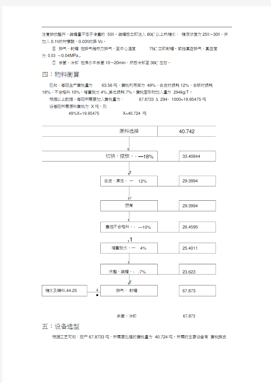 年产3万吨黄桃罐头可行性研究报告书