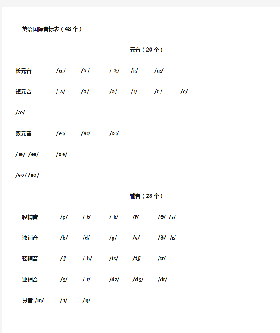 新国际音标写法