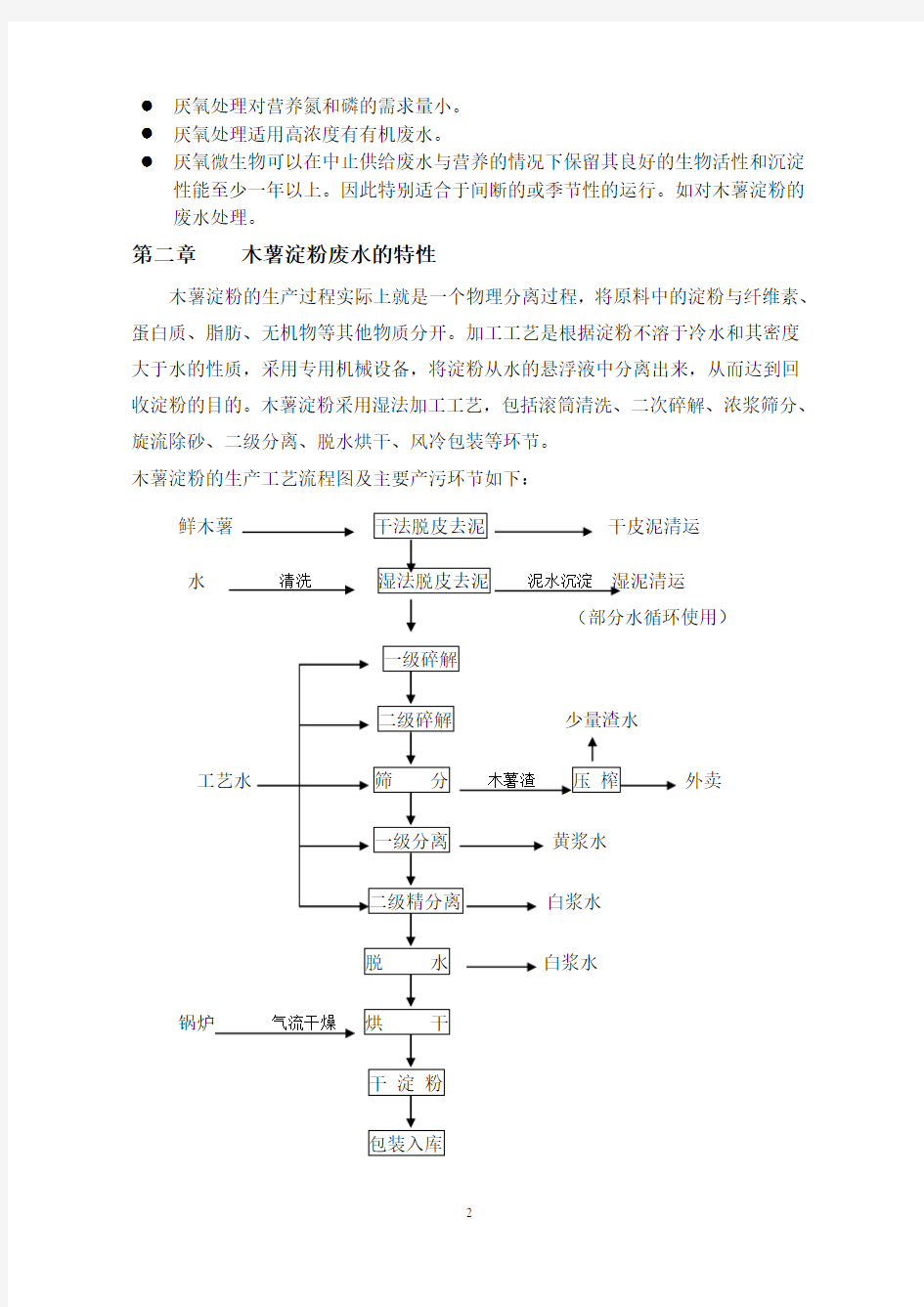 木薯淀粉废水治理技术与方案