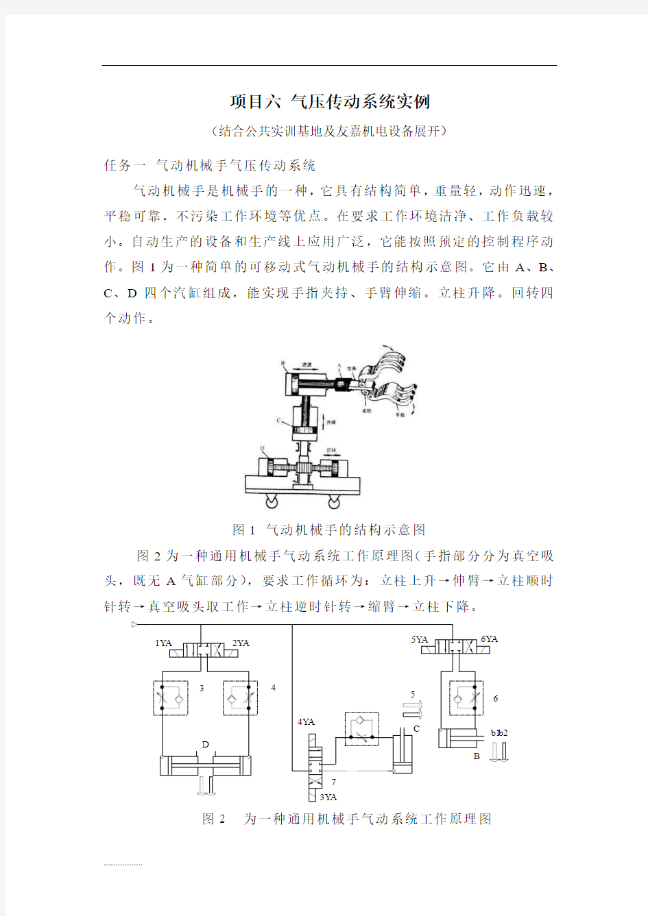 气压传动系统实例