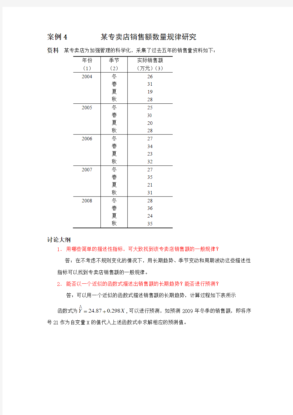 时间序列案例分析作业.doc