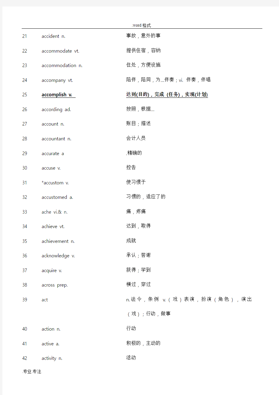 2017最新上海高考英语考纲词汇表完整版