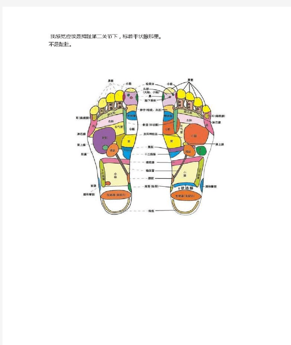 足部穴位图