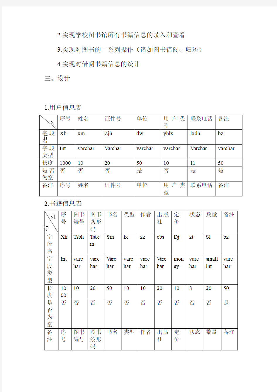 图书管理系统设计