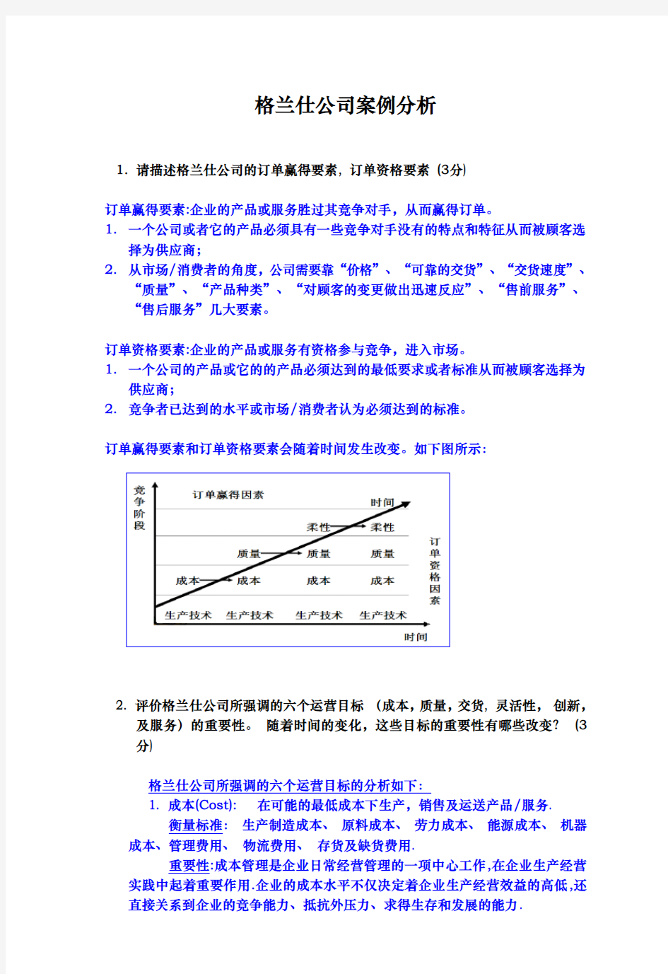 格兰仕公司案例分析1