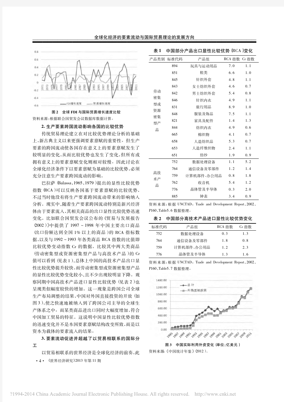 全球化经济的要素流动与国际贸易理论的发展方向