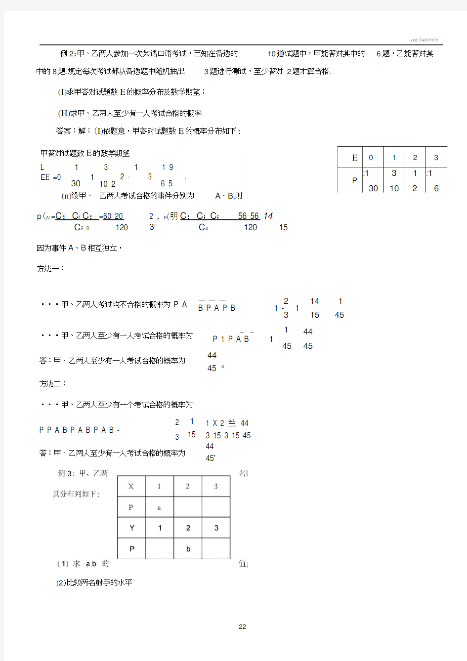 正态分布及其经典习题和答案