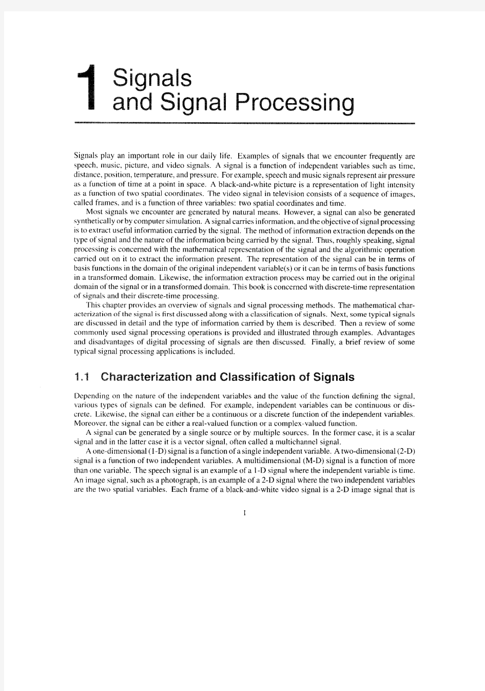 Digital Signal Processing-A Computer Based Approach(2nd) Chapter 1
