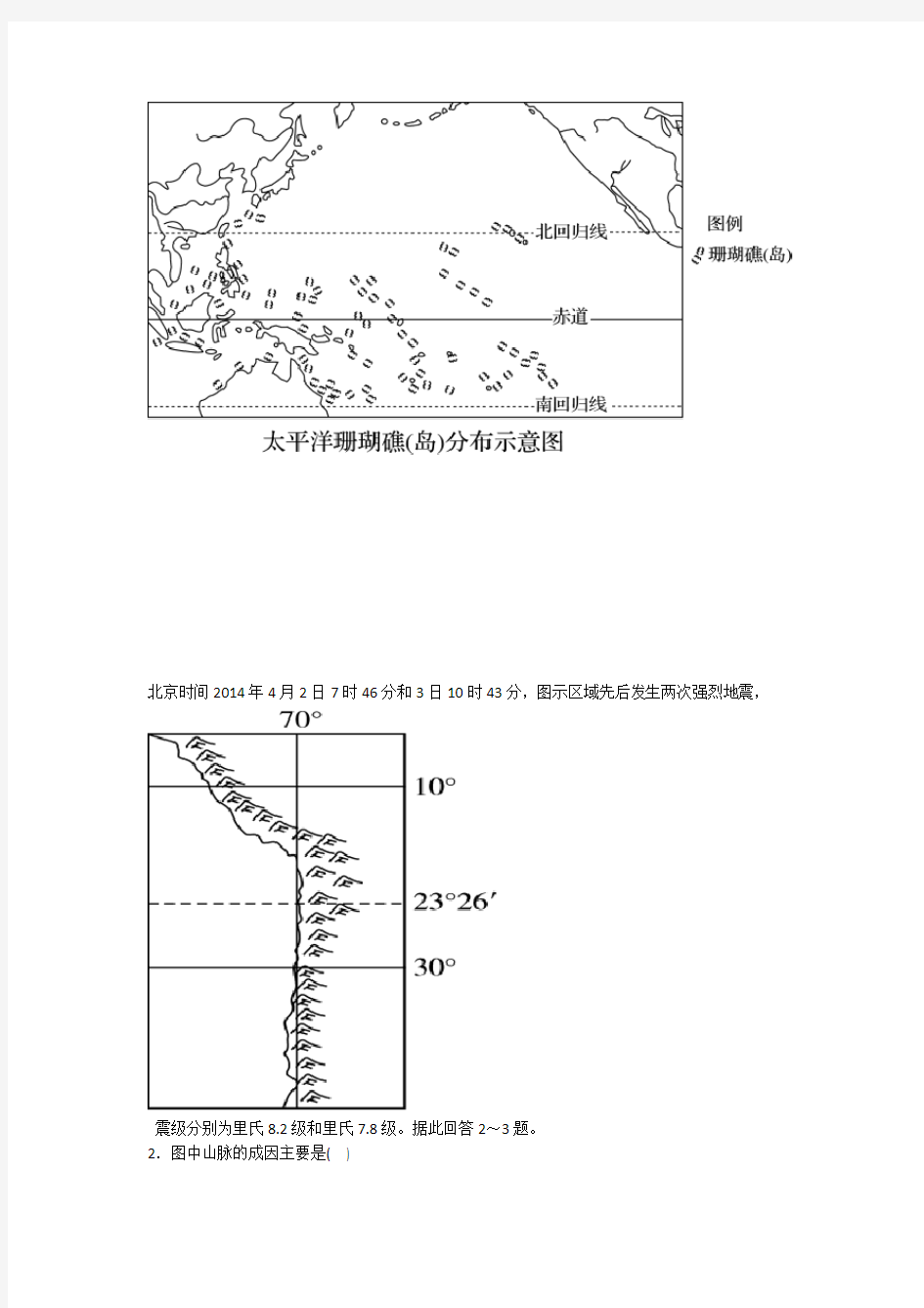 地壳运动的类型及分析判断